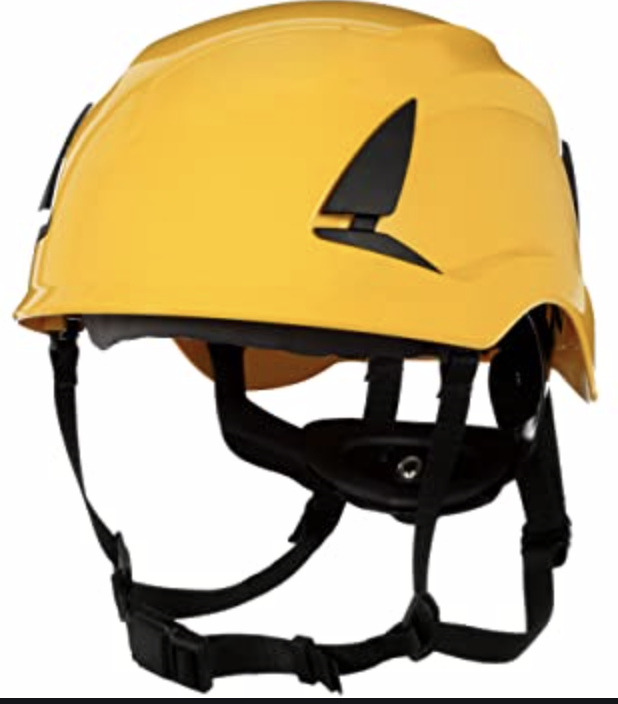 CASCO DE PROTECCION SECUREFIT- AMARILLO VENTILADO DE 6 PUNTOS